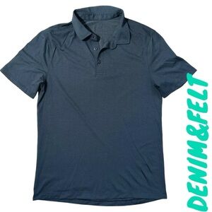 Lululemon Men’s Activewear Navy Blue Evolution Polo Shirt | PRELOVED!! 🏌️‍♂️⛳️